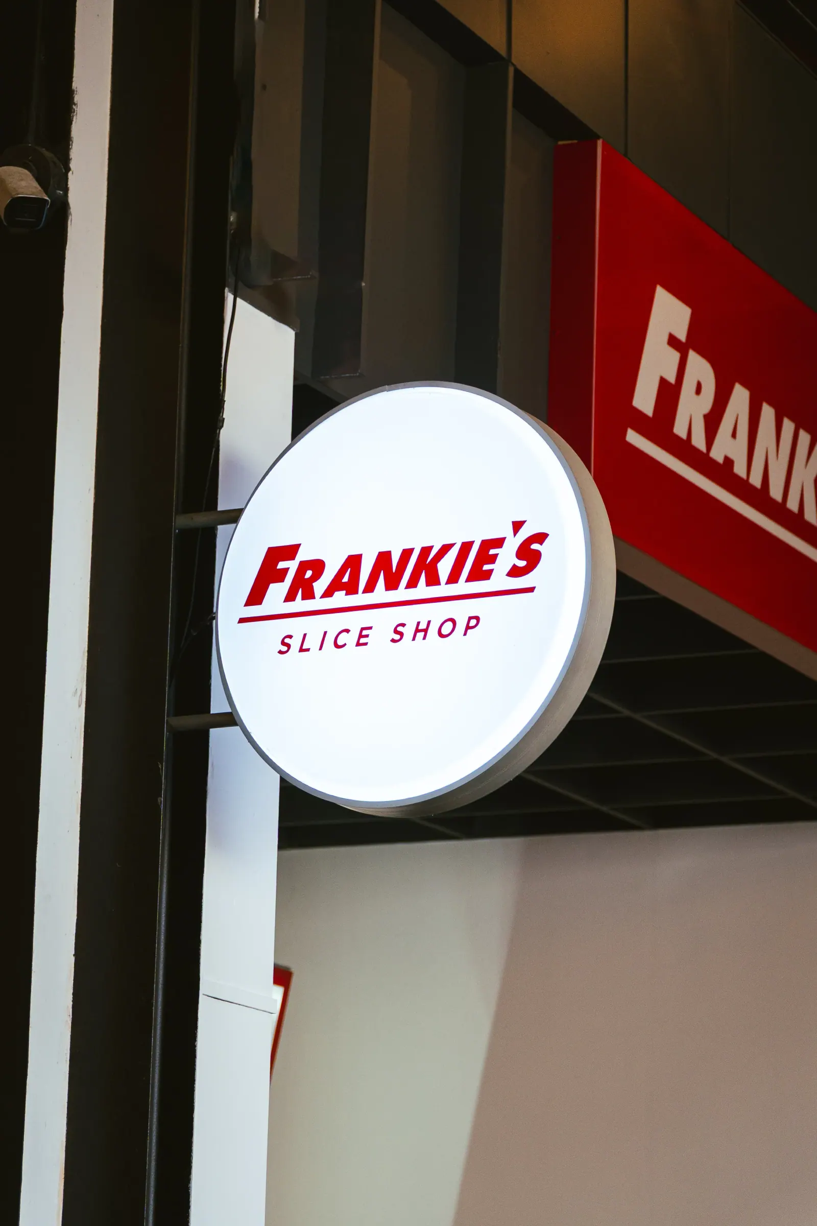 Frankie's Slice Shop sign